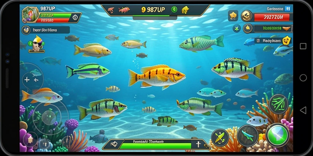 Screenshot gameplay Tembak Ikan yang seru dan menantang.
