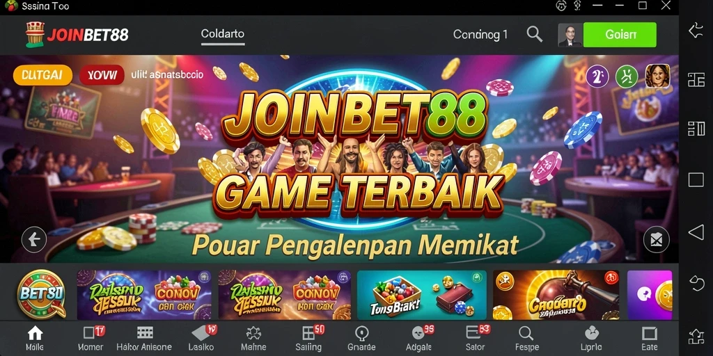 Tampilan menarik dari gameplay Kasino di JOINBET88.