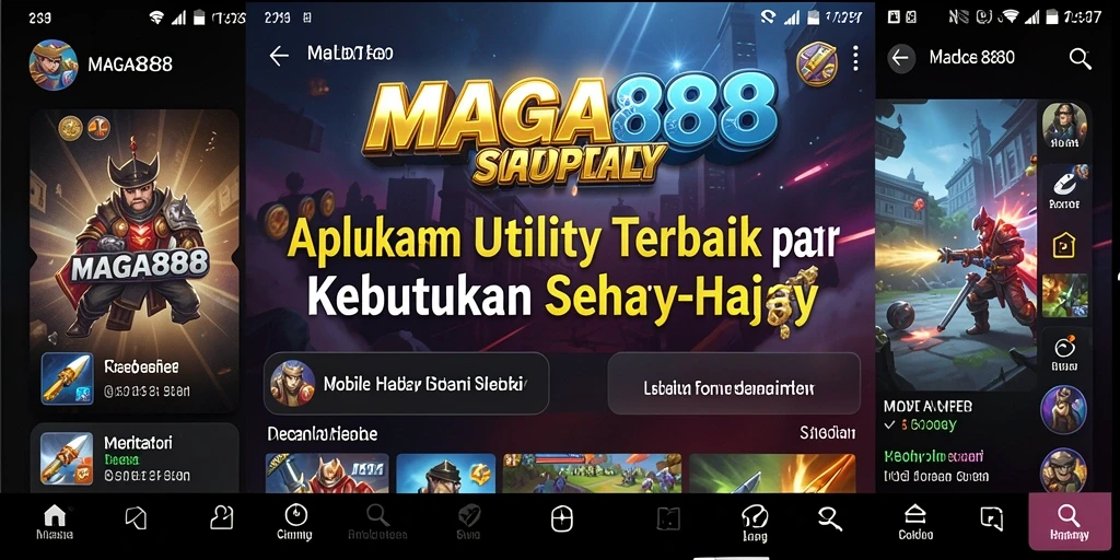 Tampilan antarmuka MAGA888 yang sederhana dan mudah digunakan.