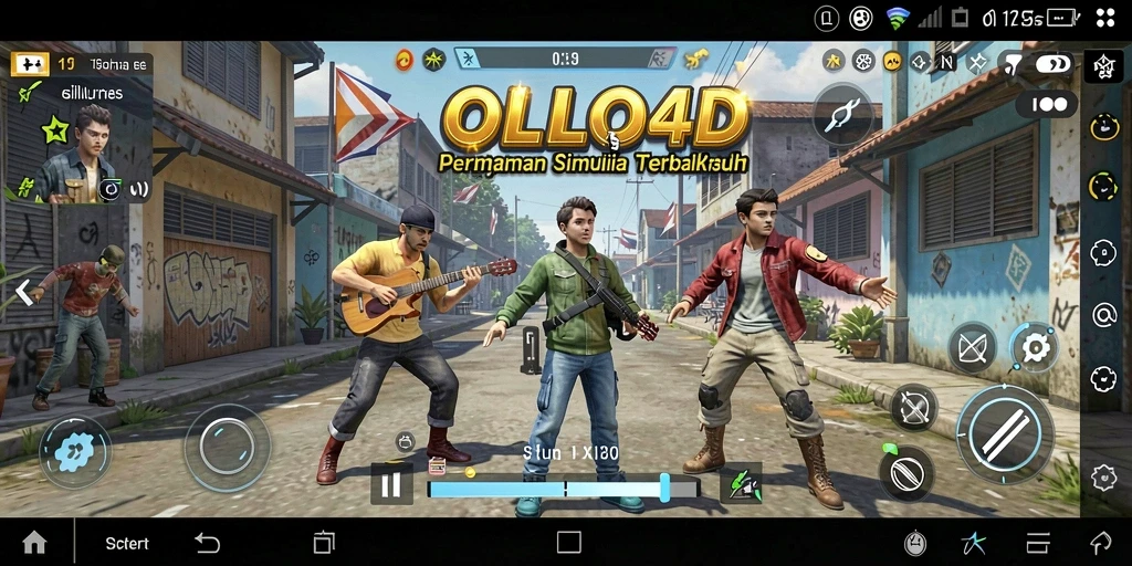 Screenshot OLLO4D menampilkan gameplay simulasi yang mengesankan.