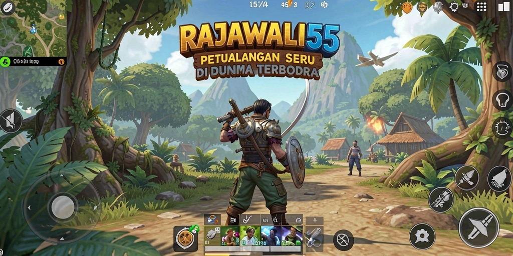Screenshot gameplay RAJAWALI55 yang menunjukkan petualangan mendebarkan.